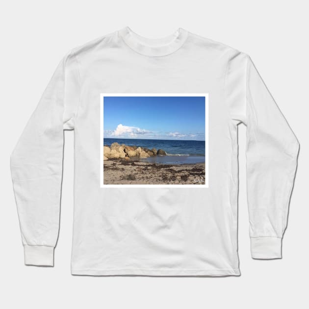 Daytona Beach View Long Sleeve T-Shirt by ArtByJ